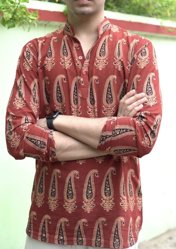Ajrakh Oversized Unisex Shirt ‘Riyasat’