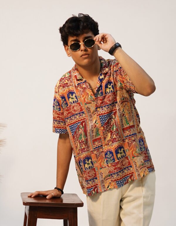 Oversized Unisex Embroidered Shirt ‘Khwaab’